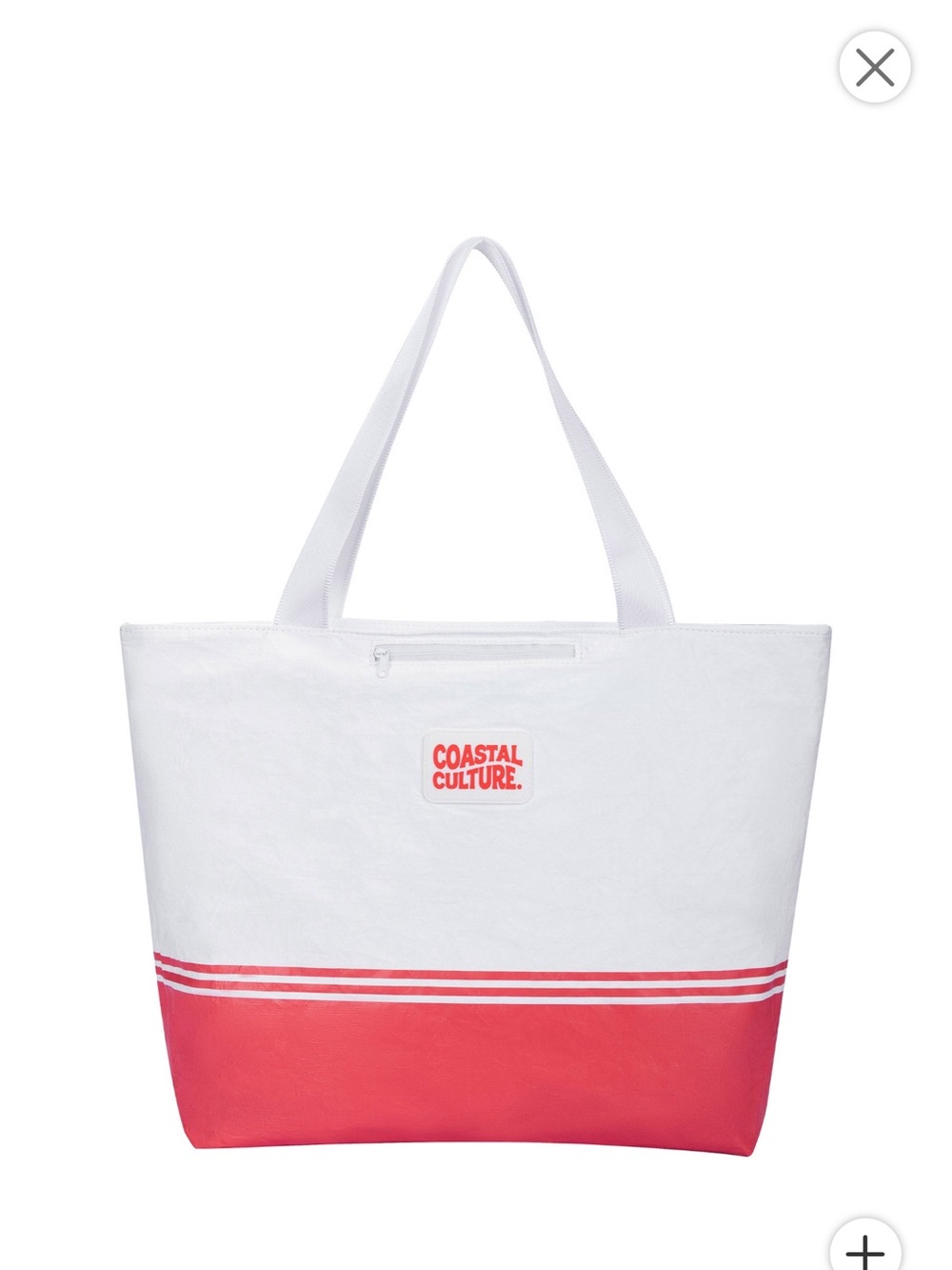 Coastal Culture everyday tote coral.  New